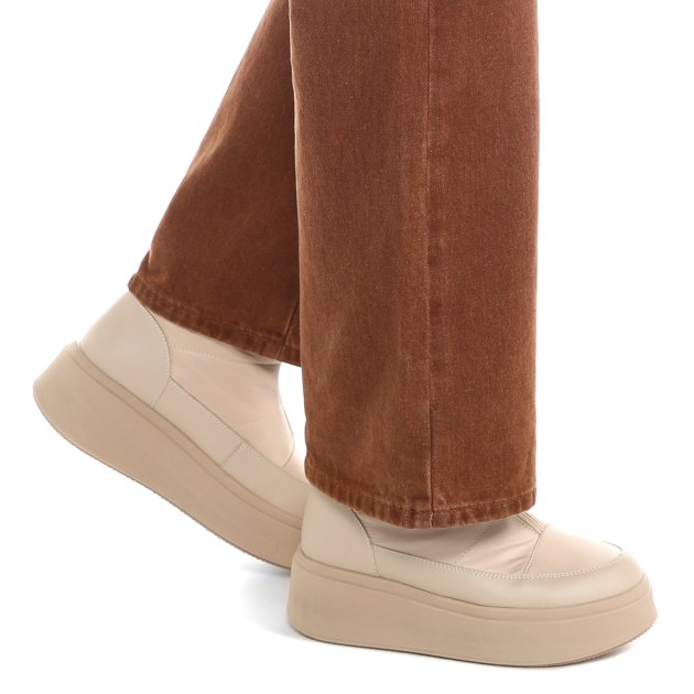 Женские дутики TENDANCE, Артикул AJ1490-5-8, бежевый | 4108121. Ракурс 8