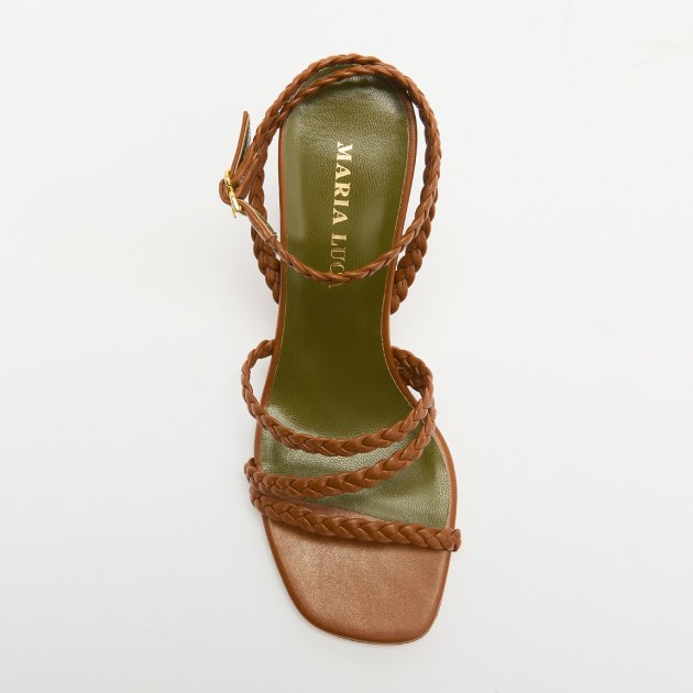 Женские босоножки MARIA LUCA IOLE SANDAL, Артикул DL42043B, коричневый | 4109029. Ракурс 2