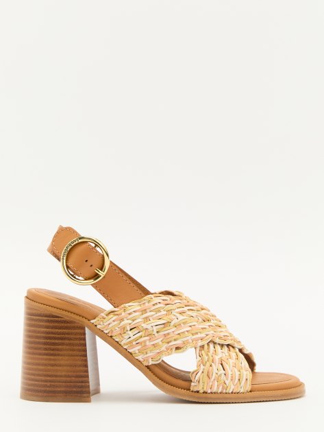 Босоножки SEE by CHLOE JAICEY, Артикул SB42061B, бежевый | 4109152. Ракурс 3 Босоножки SEE by CHLOE JAICEY, Артикул SB42061B, бежевый | 4109152. Ракурс 3