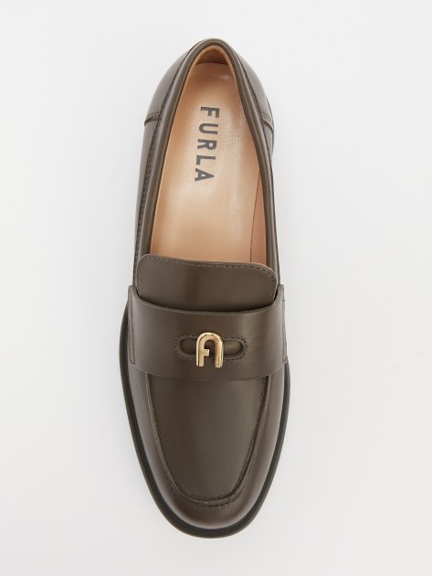 Женские лоферы FURLA FURLA JJ, Артикул YI25FJJ, серо-коричневый | 4109346. Ракурс 5 Женские лоферы FURLA FURLA JJ, Артикул YI25FJJ, серо-коричневый | 4109346. Ракурс 5