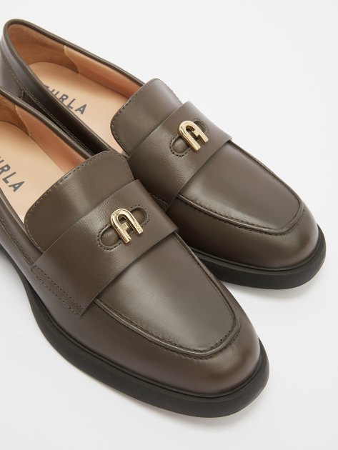 Женские лоферы FURLA FURLA JJ, Артикул YI25FJJ, серо-коричневый | 4109346. Ракурс 6 Женские лоферы FURLA FURLA JJ, Артикул YI25FJJ, серо-коричневый | 4109346. Ракурс 6
