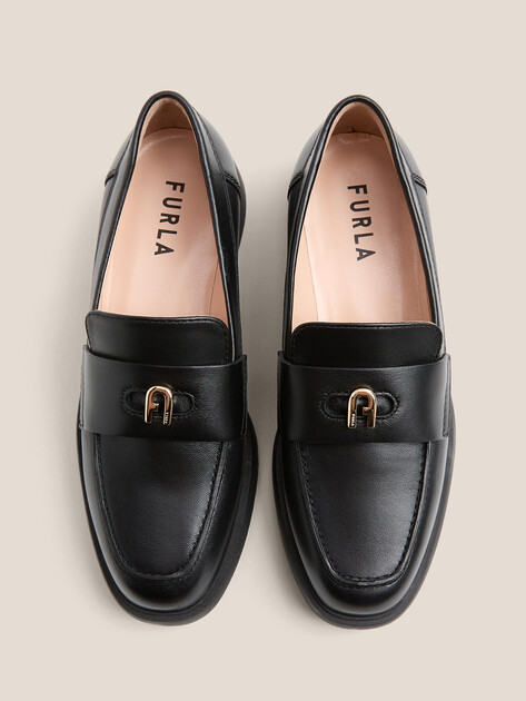 Женские лоферы FURLA FURLA JJ, Артикул YI25FJJ, черный | 4109347. Ракурс 4