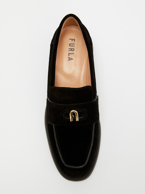 Женские лоферы FURLA FURLA JJ, Артикул YI25FJJ, черный | 4109348. Ракурс 4 Женские лоферы FURLA FURLA JJ, Артикул YI25FJJ, черный | 4109348. Ракурс 4
