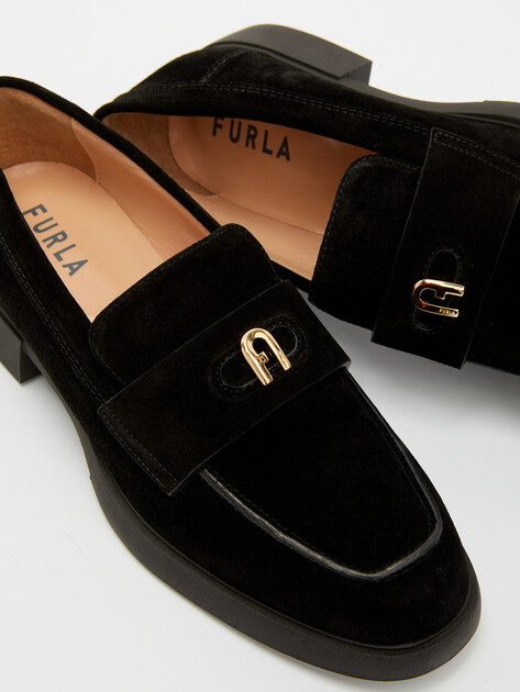 Женские лоферы FURLA FURLA JJ, Артикул YI25FJJ, черный | 4109348. Ракурс 5 Женские лоферы FURLA FURLA JJ, Артикул YI25FJJ, черный | 4109348. Ракурс 5