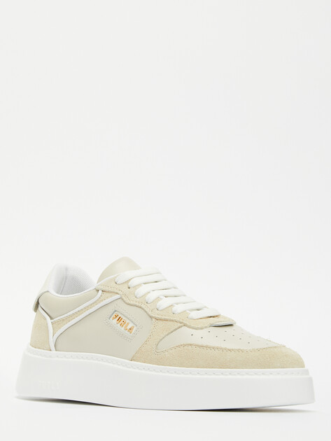 Женские кеды FURLA FURLASPORT, Артикул YI06SPT, бежево-серый | 4110157. Ракурс 3