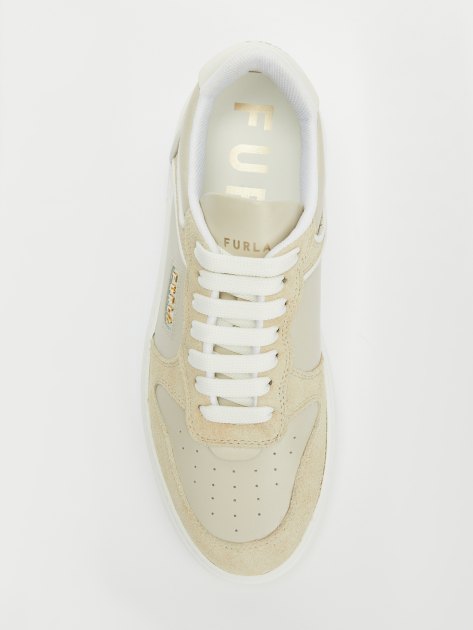 Женские кеды FURLA FURLASPORT, Артикул YI06SPT, бежево-серый | 4110157. Ракурс 5