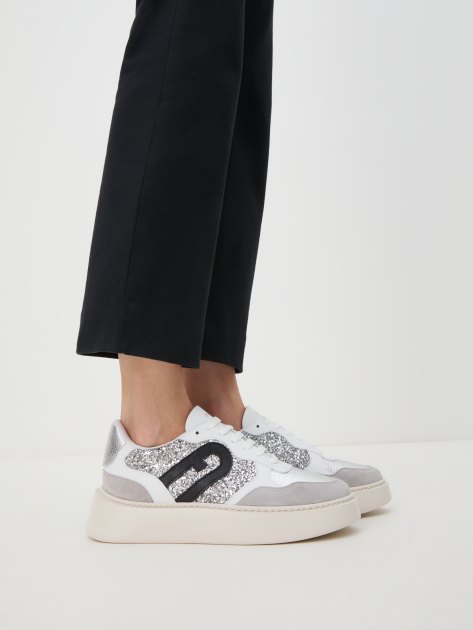 Женские кеды FURLA FURLASPORT, Артикул YI07SPT, серебряный | 4110161. Ракурс 2 Женские кеды FURLA FURLASPORT, Артикул YI07SPT, серебряный | 4110161. Ракурс 2