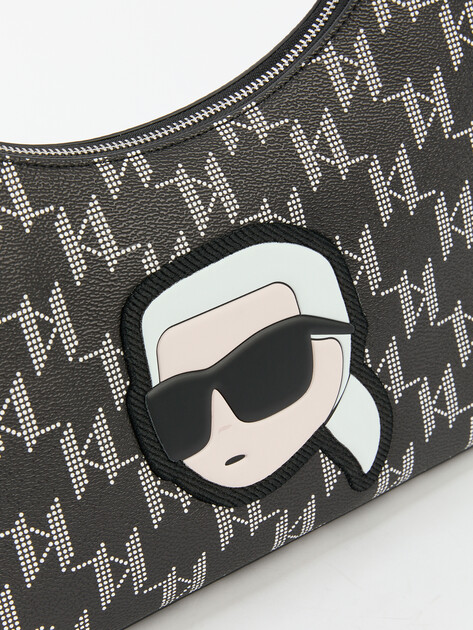 Женская сумка  KARL LAGERFELD k/ikonik 2.0 mono cc shb, Артикул 245W3064, черный | 4112839. Ракурс 3