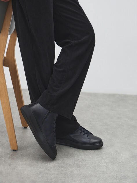 Мужские высокие кеды TENDANCE, Артикул TTA1-202B-25, темно-синий | 4113109. Ракурс 6