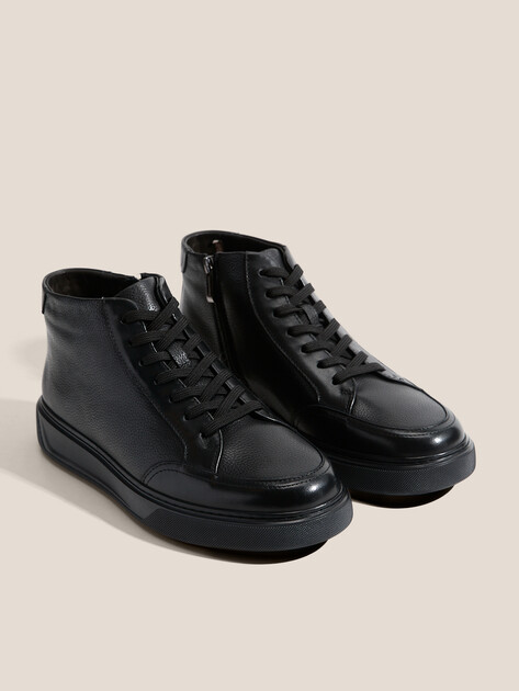Мужские высокие кеды TENDANCE, Артикул TTA4010-1A, черный | 4113111. Ракурс 3 Мужские высокие кеды TENDANCE, Артикул TTA4010-1A, черный | 4113111. Ракурс 3