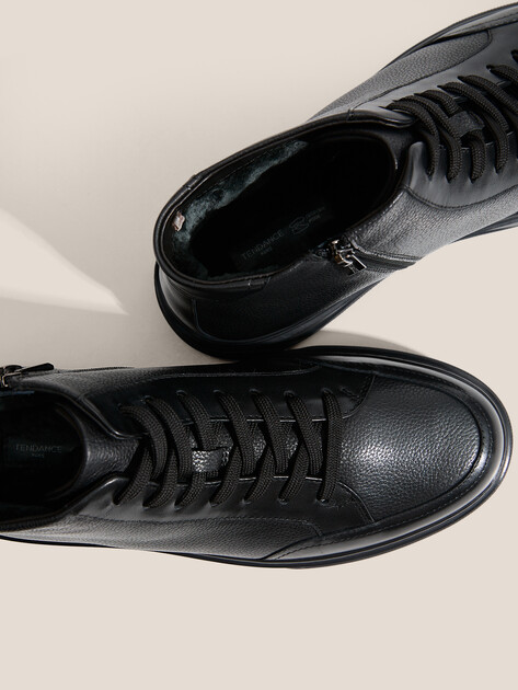Мужские высокие кеды TENDANCE, Артикул TTA4010-1A, черный | 4113111. Ракурс 4 Мужские высокие кеды TENDANCE, Артикул TTA4010-1A, черный | 4113111. Ракурс 4