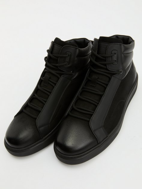 Мужские высокие кеды TENDANCE, Артикул TTA8-6550R-01, черный | 4113162. Ракурс 6