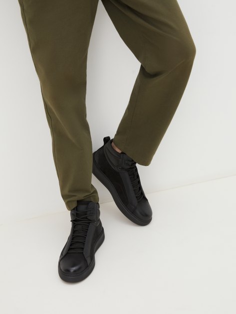 Мужские высокие кеды TENDANCE, Артикул TTA8-6550R-01, черный | 4113162. Ракурс 7