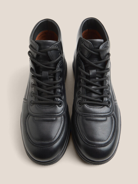 Мужские высокие кеды TENDANCE, Артикул TTB20-0103-1, черный | 4113166. Ракурс 4