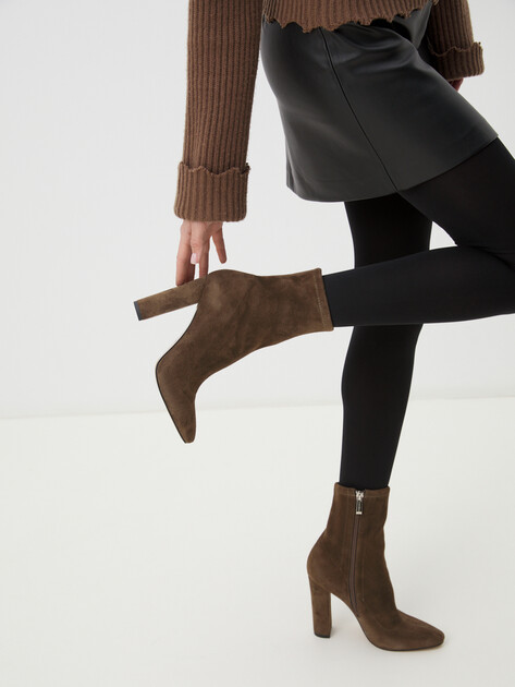 Ботильоны TENDANCE, Артикул RL758T06-1, зелено-коричневый | 4114028. Ракурс 2