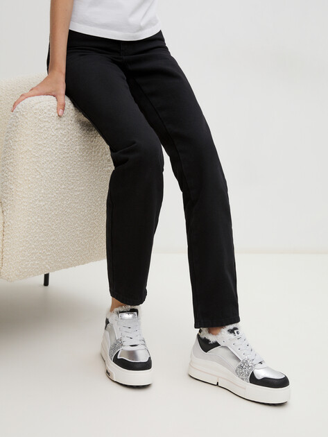 Женские кеды LIU∙JO HERO 15, Артикул BF4117, серебряный | 4116065. Ракурс 2