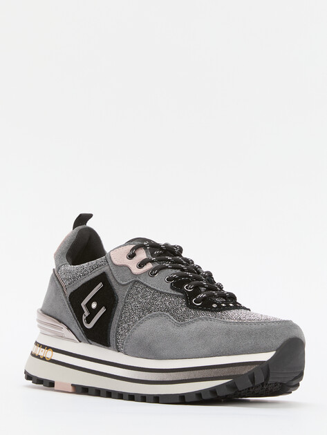 Женские кроссовки LIU∙JO WONDER MAXI 01, Артикул BF4119, серебряный | 4116074. Ракурс 3