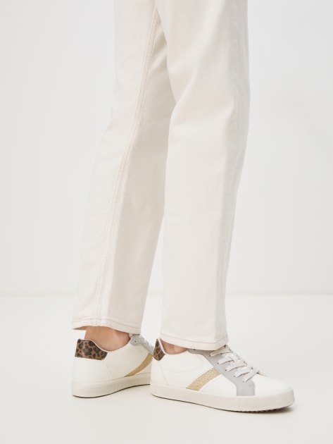 Женские кеды GEOX D456HC, Артикул D456HC, белый | 4116172. Ракурс 2