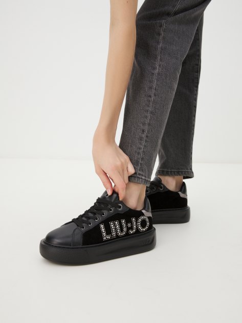 Женские кеды LIU∙JO KYLIE 22, Артикул BF4061, черный | 4116771. Ракурс 2