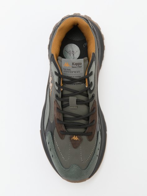 Мужские кроссовки KAPPA GIUSTO M, Артикул 132166, зелено-серый | 4119271. Ракурс 5