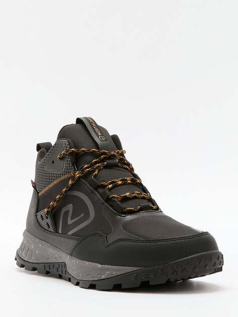 Мужские кроссовки для хайкинга/треккинга NORTHLAND Reisen Mid, Артикул 115574, черный | 4120262. Ракурс 3