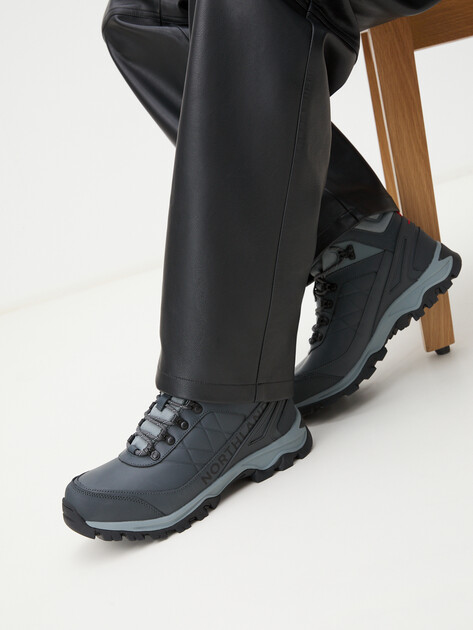 Мужские кроссовки для хайкинга/треккинга NORTHLAND Graz Winter 200, Артикул 129531, серо-синий | 4120275. Ракурс 2