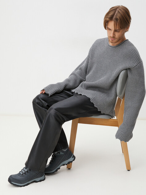 Мужские кроссовки для хайкинга/треккинга NORTHLAND Graz Winter 200, Артикул 129531, серо-синий | 4120275. Ракурс 7