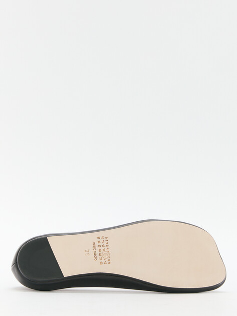 Балетки MM6 MAISON MARGIELA, Артикул S59WZ0097, черный | 4122764. Ракурс 4