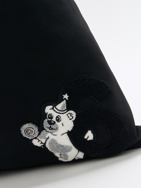 Женский шоппер MM6 MAISON MARGIELA, Артикул S54WD0039, черный | 4122792. Ракурс 3 Женский шоппер MM6 MAISON MARGIELA, Артикул S54WD0039, черный | 4122792. Ракурс 3