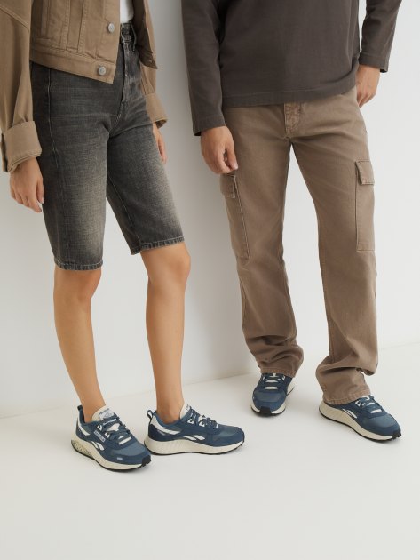 Кроссовки REEBOK CLASSIC LEATHER HEXALITE, Артикул CLASSIC LEATHER HEXALITE, серовато-синий | 4123653. Ракурс 2
