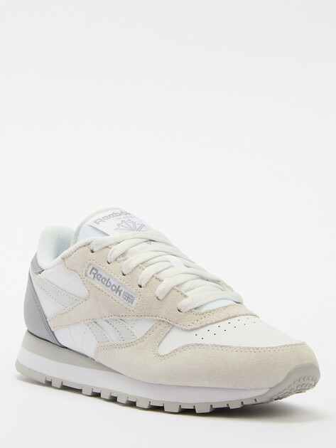 Женские кроссовки REEBOK CLASSIC LEATHER, Артикул CLASSIC LEATHER, светло-серый | 4123667. Ракурс 3