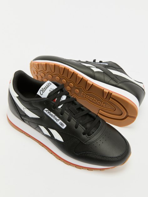 Женские кроссовки REEBOK CLASSIC LEATHER, Артикул CLASSIC LEATHER, черный | 4123668. Ракурс 6