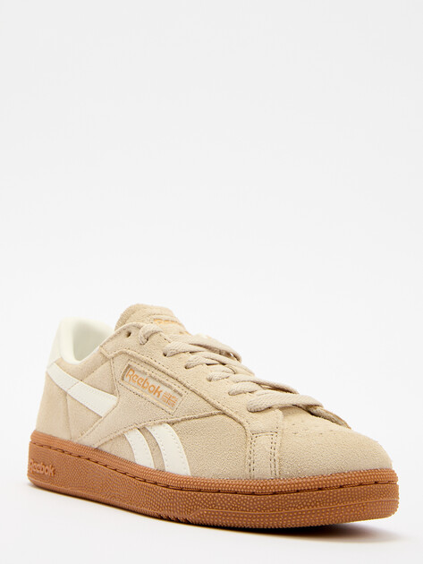 Женские кеды REEBOK CLUB C GROUNDS UK, Артикул CLUB C GROUNDS UK, серо-бежевый | 4123695. Ракурс 3