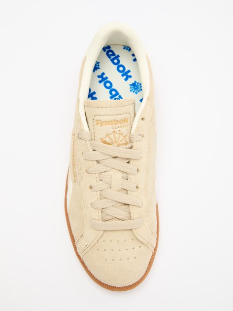 Женские кеды REEBOK CLUB C GROUNDS UK, Артикул CLUB C GROUNDS UK, серо-бежевый | 4123695. Ракурс 5