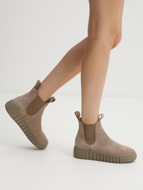 Женские челси TAMARIS JARMA, Артикул 1-25403-43, серо-бежевый | 4130016. Ракурс 2