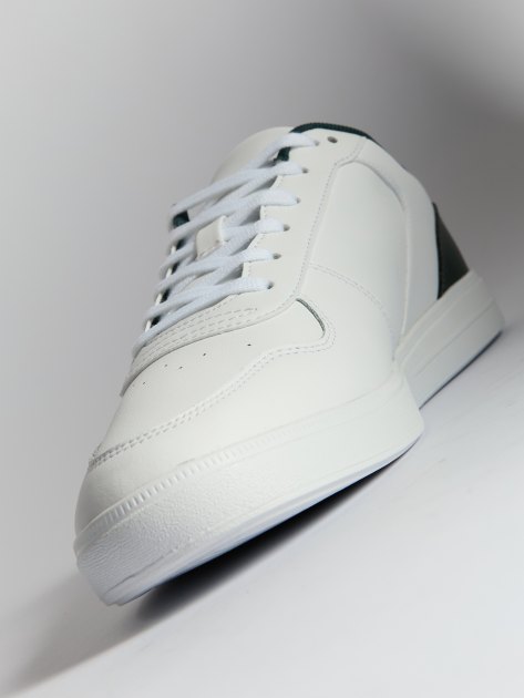 Мужские кеды LACOSTE T-BASE 224 1 SMA, Артикул 748SMA0114, белый | 4131873. Ракурс 6