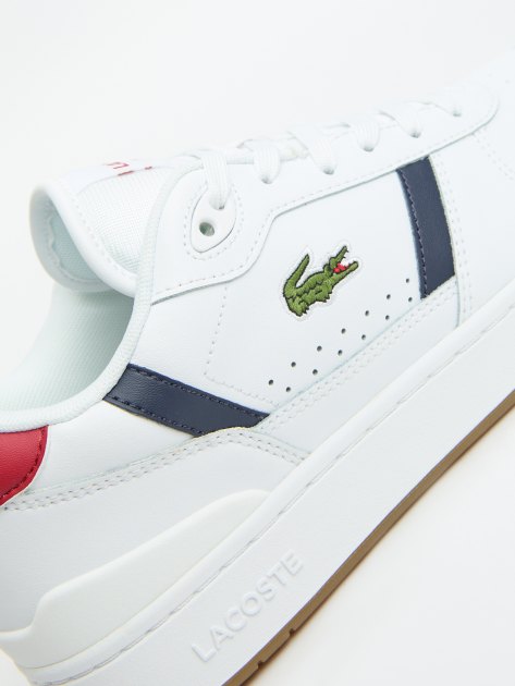 Мужские кеды LACOSTE T-CLIP SET 224 8 SMA, Артикул 748SMA0094, белый | 4132217. Ракурс 6