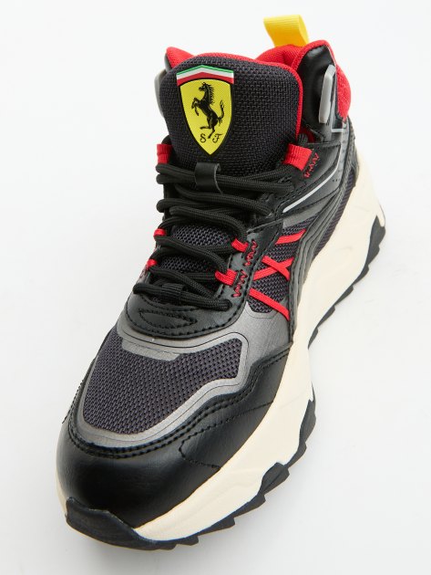 Высокие кроссовки PUMA Ferrari Trinity Mid WTR, Артикул 308576, черный | 4134697. Ракурс 6 Высокие кроссовки PUMA Ferrari Trinity Mid WTR, Артикул 308576, черный | 4134697. Ракурс 6
