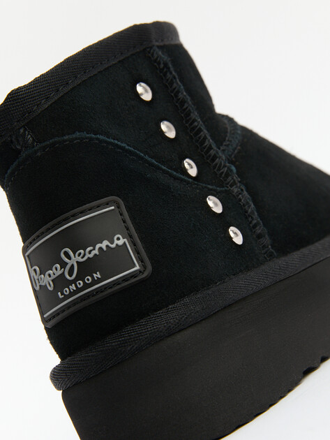 Женские угги PEPE JEANS DISSY METAL W, Артикул PLS50531, черный | 4135720. Ракурс 6 Женские угги PEPE JEANS DISSY METAL W, Артикул PLS50531, черный | 4135720. Ракурс 6