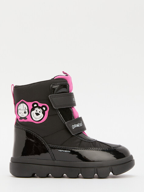 Детские ботинки GEOX J WILLABOOM GIRL B A, Артикул J46HWG, черный | 4137273. Ракурс 2 Детские ботинки GEOX J WILLABOOM GIRL B A, Артикул J46HWG, черный | 4137273. Ракурс 2