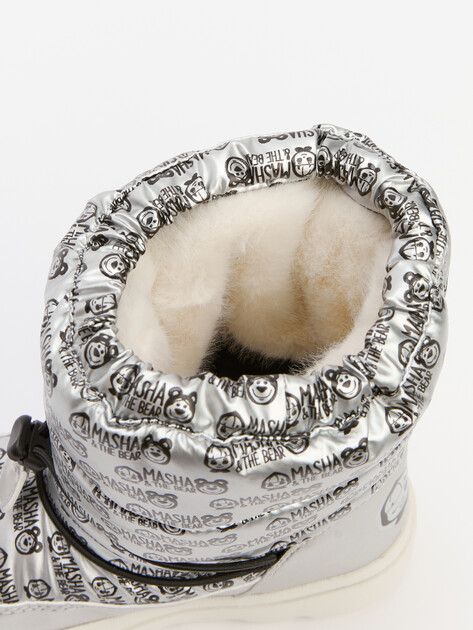 Детские дутики GEOX J WILLABOOM GIRL B A, Артикул J46HWH, серебряный | 4137275. Ракурс 4 Детские дутики GEOX J WILLABOOM GIRL B A, Артикул J46HWH, серебряный | 4137275. Ракурс 4