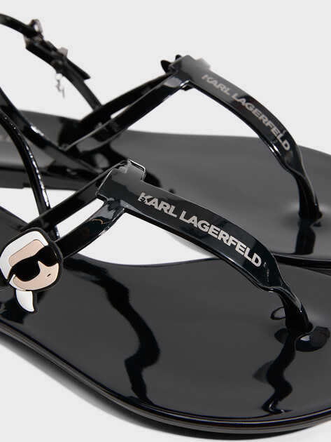 Женские сандалии KARL LAGERFELD, Артикул KL80002N(K), черный | 4142246. Ракурс 4