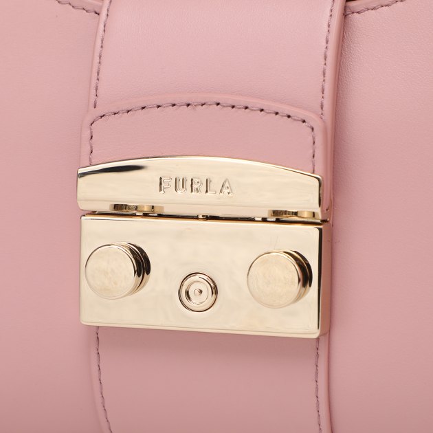 Женская сумка  FURLA, Артикул METROPOLIS S SHOULDER BAG REMIX 25, светло-розовый | 4143231. Ракурс 4