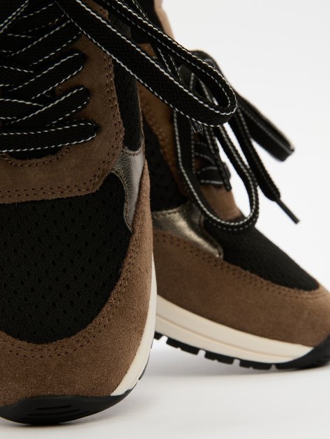 Женские кроссовки-носки CAPRICE LEA, Артикул 9-9-23652-43, коричнево-бежевый | 4147208. Ракурс 6