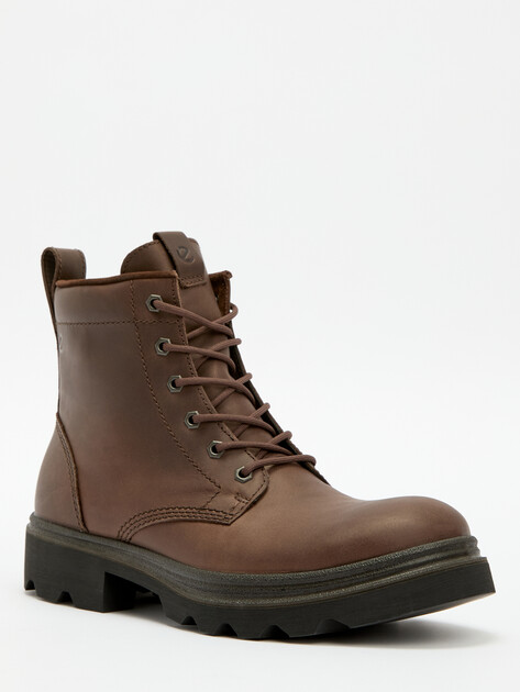 Мужские ботинки ECCO GRAINER M, Артикул 214724, темно-коричневый | 4149577. Ракурс 2