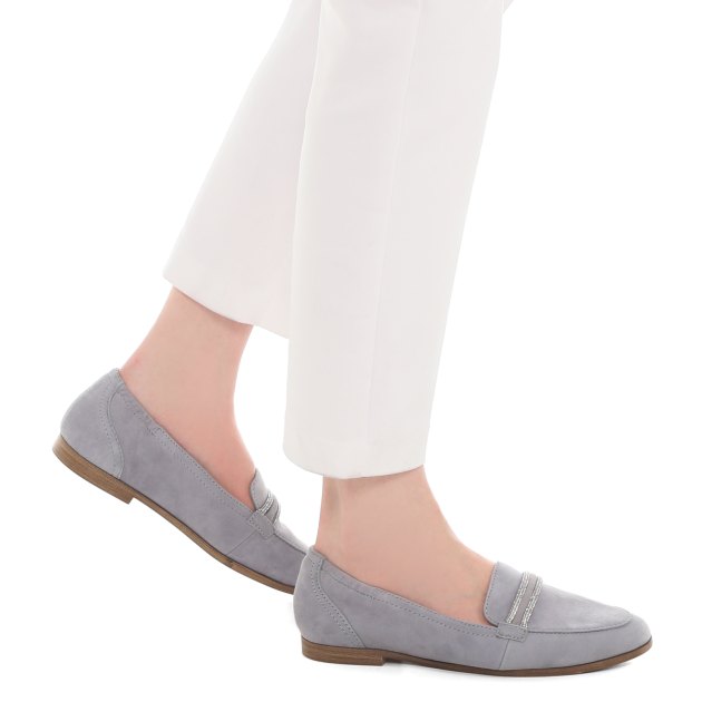 Женские лоферы TAMARIS SANDRINA, Артикул 1-24211-42 (K), серо-голубой | 4149925. Ракурс 4