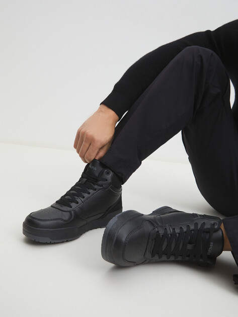 Мужские высокие кеды U.S.POLO ASSN. AUSTIN HI GLB 4PR, Артикул 101740745, черный | 4150187. Ракурс 2