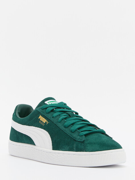 Кеды PUMA Suede Classic, Артикул 399781, темно-зеленый | 4153137. Ракурс 2