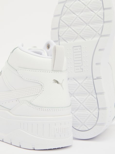 Женские высокие кеды PUMA Karmen II Idol Mid, Артикул 397463, белый | 4153149. Ракурс 6