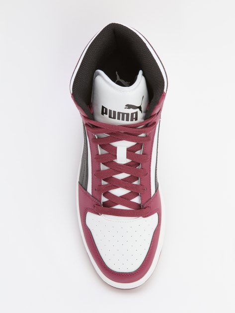 Высокие кеды PUMA Puma Rebound LayUp SL, Артикул 369573, бордовый | 4153194. Ракурс 5